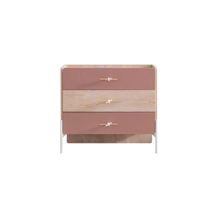 Hanah Home Cómoda Rosetta Marrón y Rosa